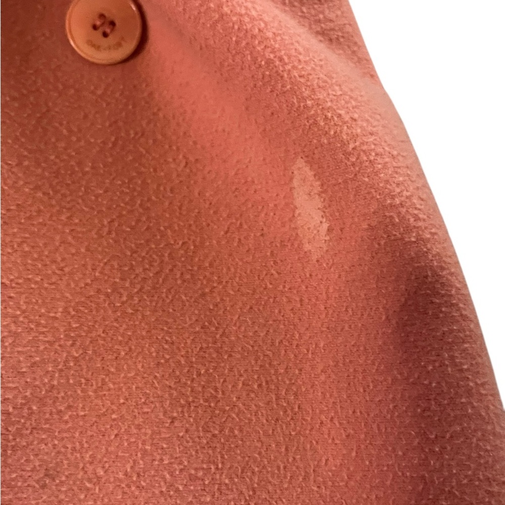 Oak + Fort Long Peach Wool-Blend Style Coat Small - Picture 8 of 9